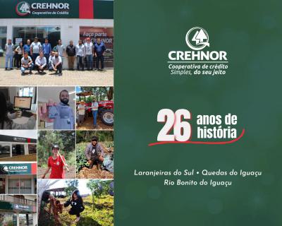 CREHNOR LARANJEIRAS comemora 26 anos